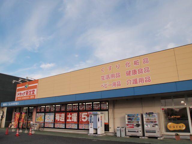 ドラッグ新生堂横代店：996m