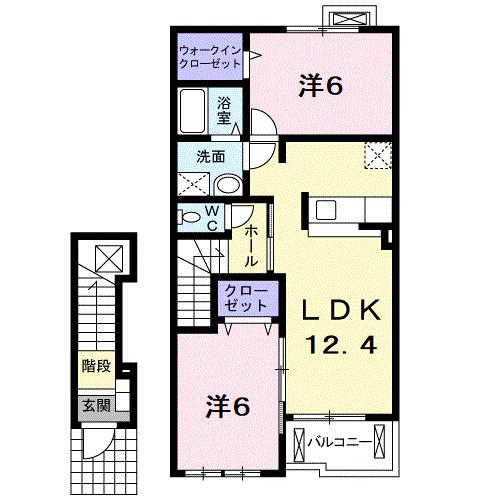 ラフレシール　メゾン　Ａ（202） 間取り図画像
