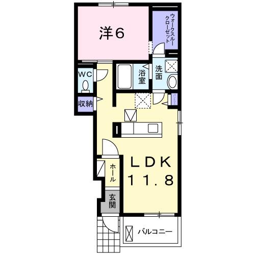 ブランドール東松島（105） 間取り図画像