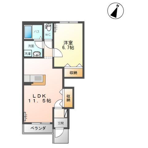 シャトー　アトム 間取り図画像