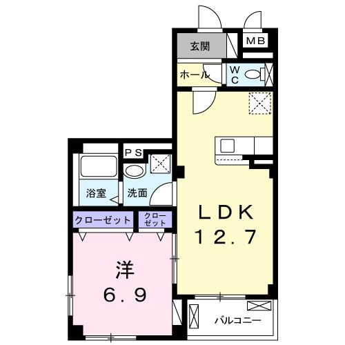 ドゥ・セードル利府（104） 間取り図画像