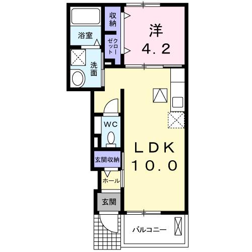 カルムⅠ（103） 間取り図画像