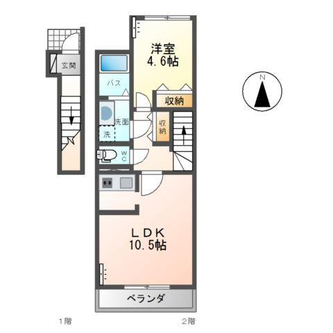 グレイシャス 間取り図画像