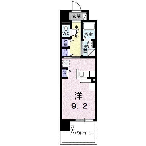 クレアトゥール（308） 間取り図画像