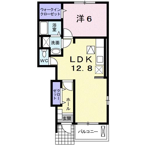 スカイハイツ２２（103） 間取り図画像