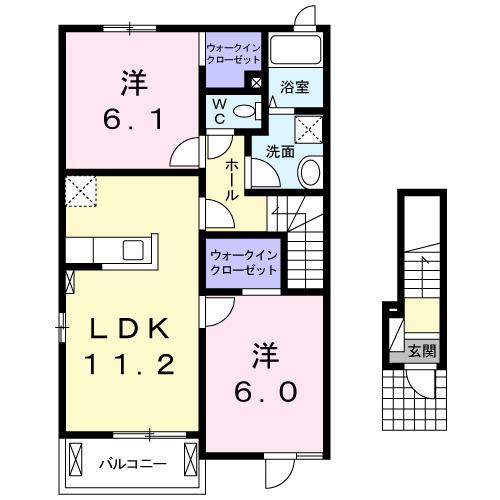 ベル浦屋敷（201） 間取り図画像