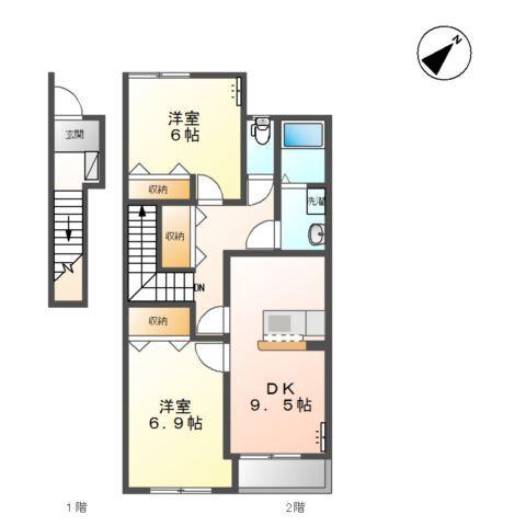 スカイガーデン 間取り図画像