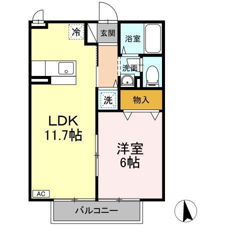 グランシャリオ・フォルテ（203） 間取り図画像