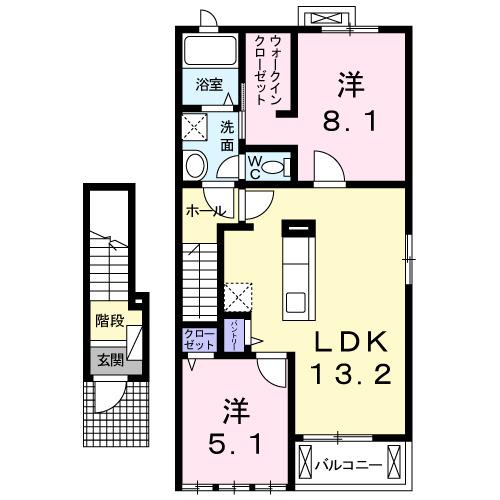 カーサ　ガトー　Ⅰ（203） 間取り図画像
