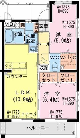  間取り図写真