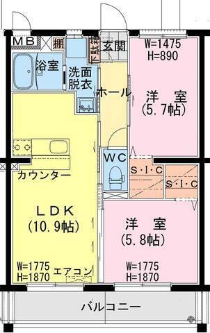  間取り図写真