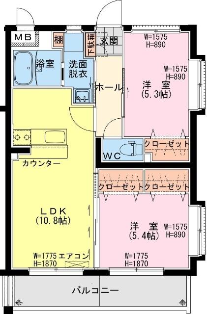  間取り図写真
