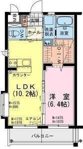 ロッソ テラス（403） 間取り図画像
