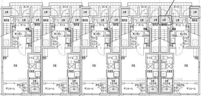 トリニティ塩浜（104） 間取り図画像