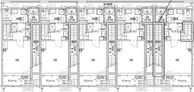 トリニティ塩浜（203） 間取り図画像