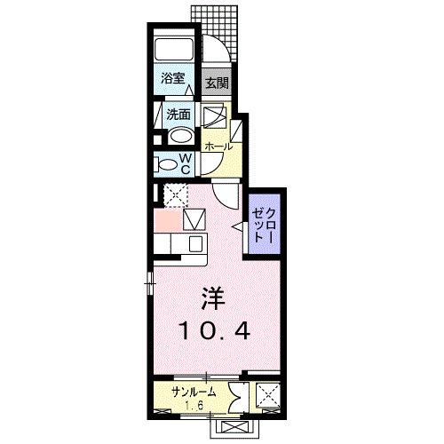 オーブ・ココ　Ⅴ（105） 間取り図画像