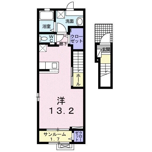 エテルノ・フェリーチェ（206） 間取り図画像