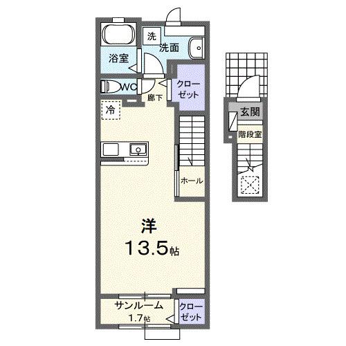 ソルブリッサ　Ⅲ（204） 間取り図画像