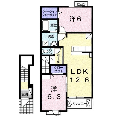 Ｈ・ＣＡＮＴＩＫ　Ⅵ（203） 間取り図画像
