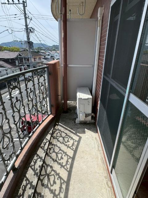 延岡市緑ケ丘アパート バルコニー