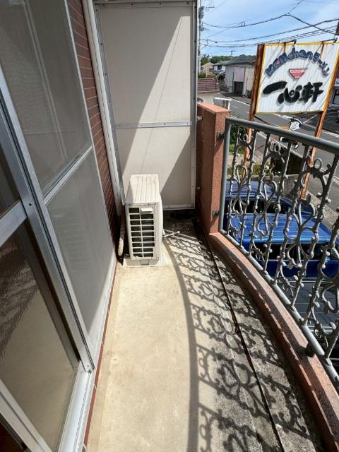 延岡市緑ケ丘アパート バルコニー