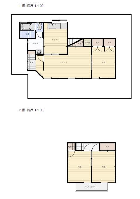 川原崎中古住宅 間取り図画像