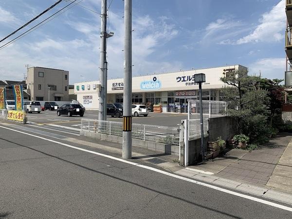 ウエルシア宇治伊勢田店：102m