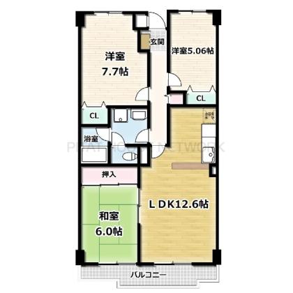  間取り図写真
