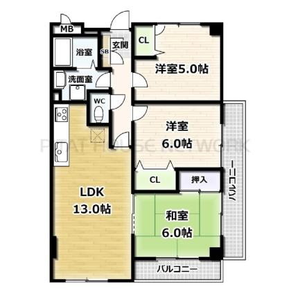  間取り図写真