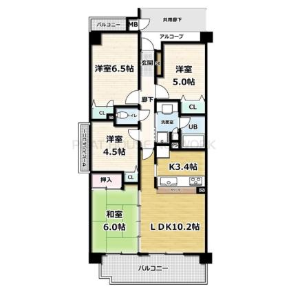  間取り図写真