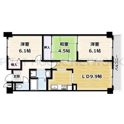  間取り図写真