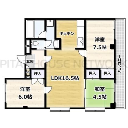  間取り図写真