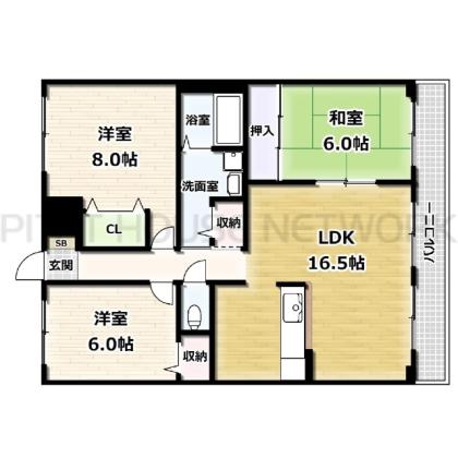  間取り図写真