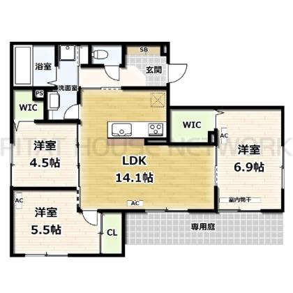  間取り図写真