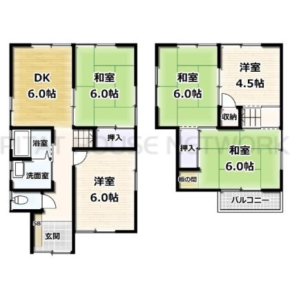  間取り図写真