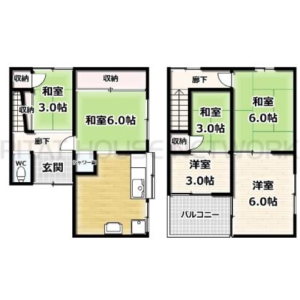  間取り図写真