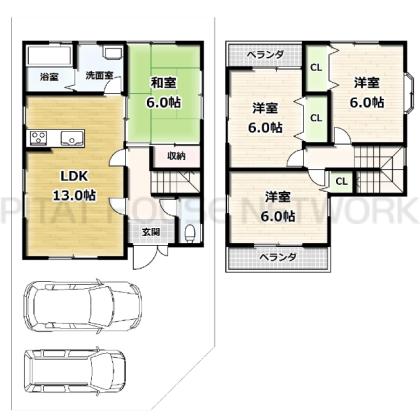  間取り図写真