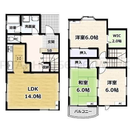  間取り図写真