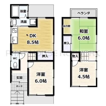  間取り図写真