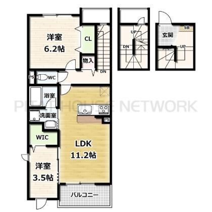  間取り図写真