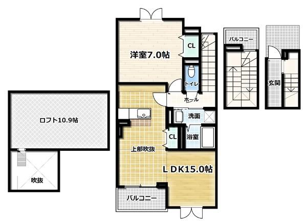  間取り図写真