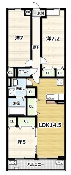  間取り図写真