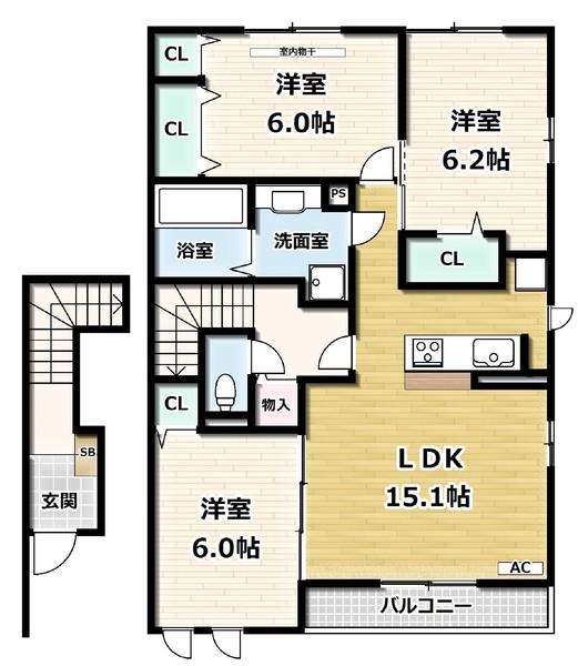  間取り図写真