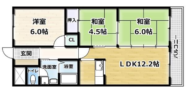 ラポート曽谷（203） 間取り図画像