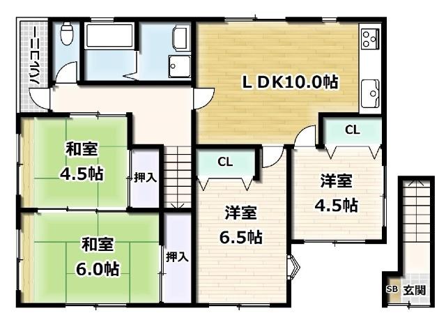  間取り図写真