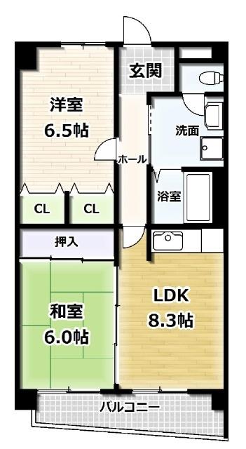 ラポート曽谷（102） 間取り図画像