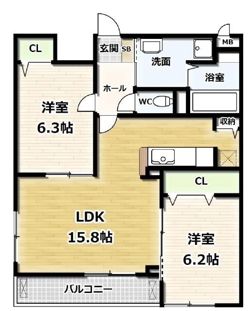  間取り図写真