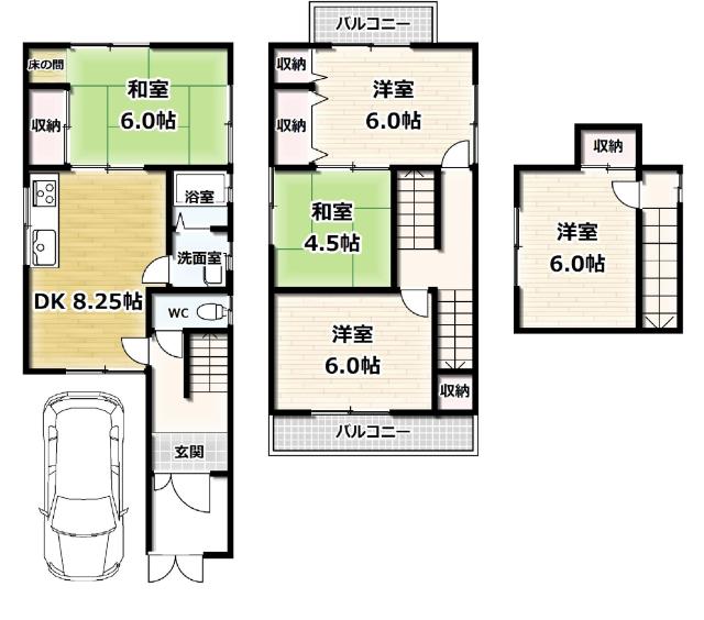  間取り図写真