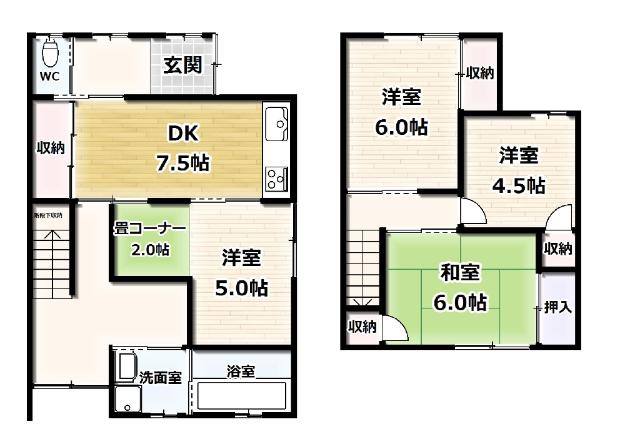  間取り図写真