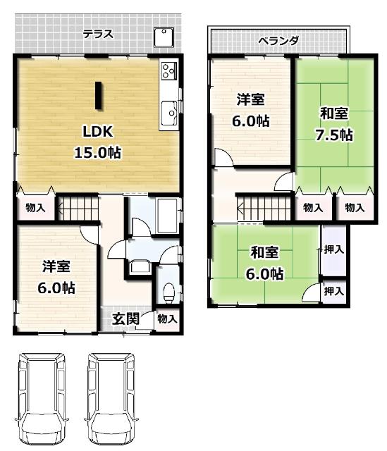  間取り図写真